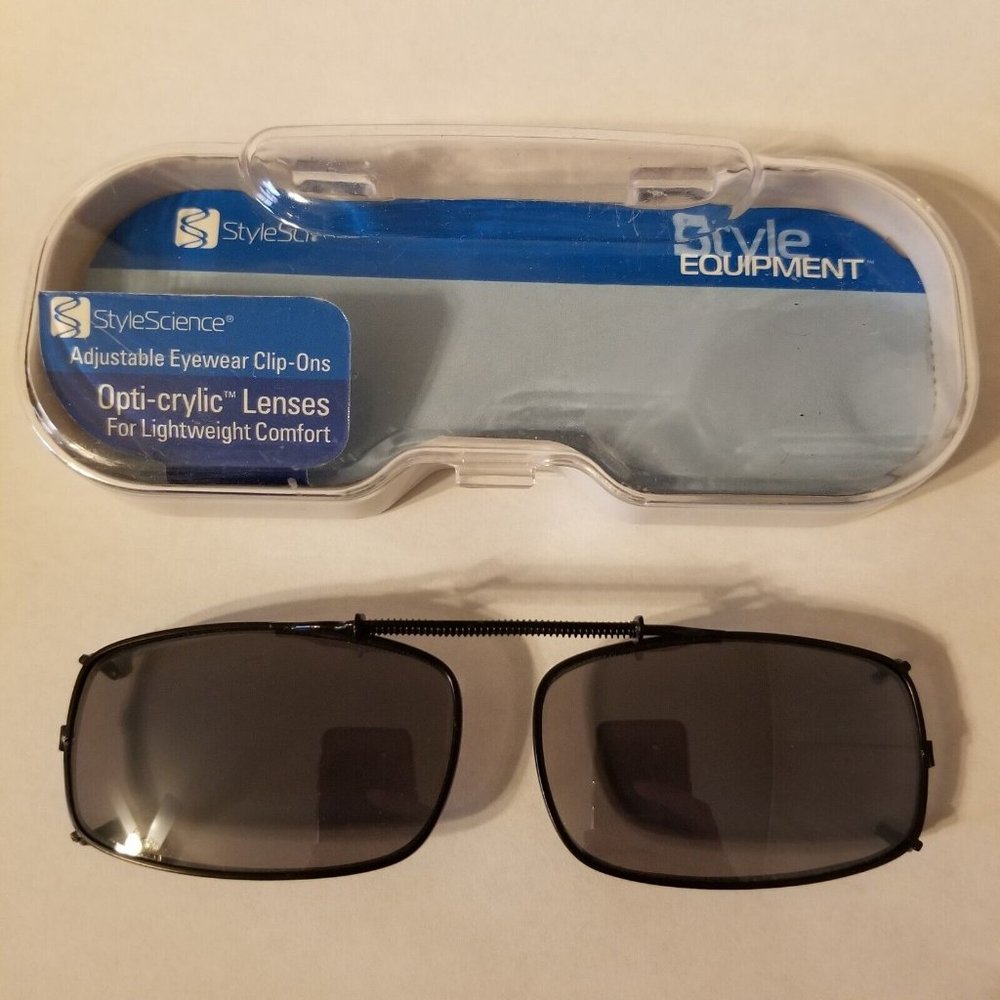 Style Science Lightweight Comfort Adjustable Eyewear Clip-Ons Lenses